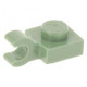 LEGO lapos elem 1x1 vízszintes fogóval, homokzöld (61252)