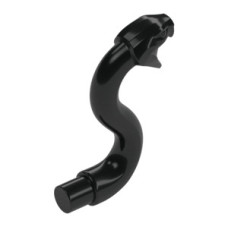 Eredeti, új LEGO kígyó/kígyófej rúddal, fekete (28588) - karakteres állat figura a gyűjteményedbe