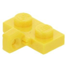 LEGO lapos csuklós elem 1×2 oldalán csatlakozóval, sárga (44567)