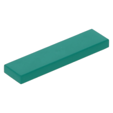 LEGO csempe 1×4, sötét türkizkék (2431)
