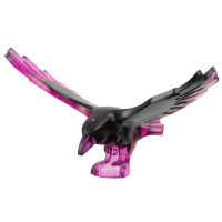 LEGO madár holló, fekete-átlátszó sötét rózsaszín (5272) --- Debrecenben raktáron!