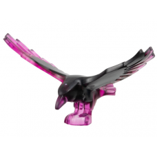 LEGO madár holló, fekete-átlátszó sötét rózsaszín (5272) --- Debrecenben raktáron!