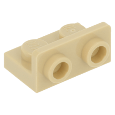 LEGO fordító elem 1×2 - 1×2, sárgásbarna (99780)