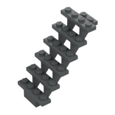 LEGO lépcső 7x4x6, sötétszürke (30134) LEGO lépcső 7x4x6, sötétszürke (30134)