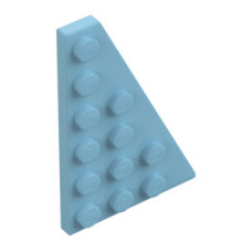 LEGO ék/szárny alakú lapos elem 6x4 jobbos, közép azúrkék (48205)