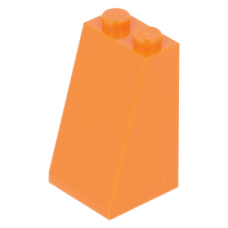 LEGO tetőelem 73°-os (75) 2x2x3, narancssárga (3684c)
