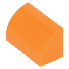 LEGO kocka 1×2×1 íves, narancssárga (37352)