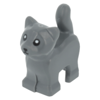 LEGO macska cica, sötétszürke (84786) --- Debrecenben raktáron!