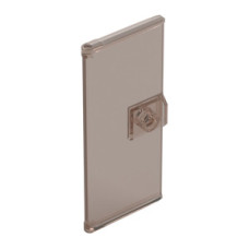 LEGO ajtó 1x3x6, átlátszó fekete (80683)