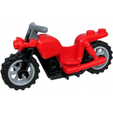 LEGO motorbicikli, piros (65521)
