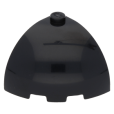 LEGO henger sarok 3×3×2 kupola tető, fekete (88293)