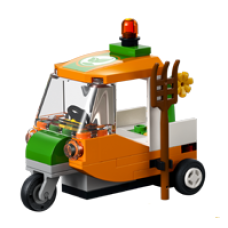 LEGO City 3 kerekű takarító furgon jármű 60326-os számú készletből (spa6032602)