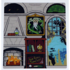 LEGO kártya műanyag 3D háttér mardekáros közös helyiség mintával (104682)