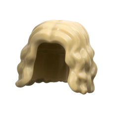 LEGO női haj hullámos, sárgásbarna (2632)