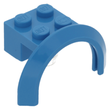 LEGO sárhányó 4×2 1/2×2 íves, sötét azúrkék (50745)