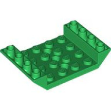 LEGO tetőelem fordított 45°-os 6×4 lyukakkal, zöld (60219)
