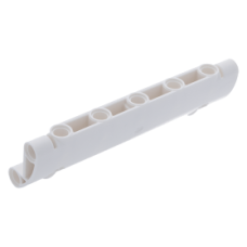 LEGO technic fal/panel elem íves 11×2×3, fehér (62531)