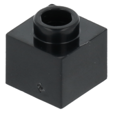 LEGO kocka 1×1×2/3, fekete (86996)