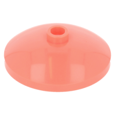 LEGO tál fordított 3x3, korall (43898)