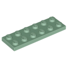 LEGO lapos elem 2x6, homokzöld (3795)