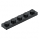 LEGO lapos elem 1x5, fekete (78329)