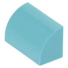 LEGO kocka 1×2×1 íves, közép azúrkék (37352)