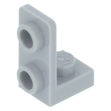 LEGO fordító elem 1 x 1 - 1 x 2 fordított, világosszürke (73825)