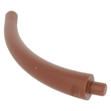 LEGO szarv/farokvég hosszú, vörösesbarna (40379)