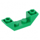 LEGO tetőelem fordított 45°-os 4×1, zöld (32802)