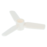 LEGO propeller 3 lapáttal (átmérője 5), fehér (92842)