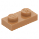 LEGO lapos elem 1x2, testszínű (3023)