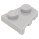 LEGO ék/szárny alakú lapos elem 2x2 jobbos, világosszürke (24307)