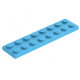 LEGO lapos elem 2x8, sötét azúrkék (3034)