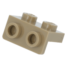 LEGO fordító elem 1x2 - 1x2, sötét sárgásbarna (99781)