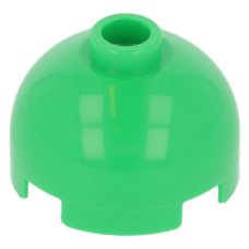 LEGO henger 2x2 kupola tetejű, világoszöld (553c)