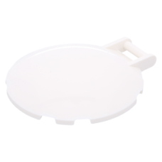 LEGO szélvédő kupola 6×6 egyik végén fogantyúval, fehér (18675)