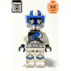 LEGO Star Wars Clone Heavy Trooper 501. klón nehéz gyalogsági katona minifigura 75345 (sw1247)