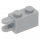 LEGO kocka csuklós elem (zsanér) 1×2 kettős vízszintes csatlakozóval, világosszürke (30540)