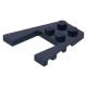 LEGO ék/szárny alakú lapos elem 4x4, sötétkék (43719)