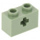 LEGO technic kocka tengely lyukkal 1 × 2, homokzöld (32064)