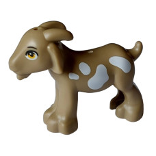 Eredeti, új LEGO kecske, sötét sárgásbarna (105833) - karakteres állat figura a gyűjteményedbe