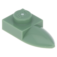 LEGO lapos elem 1x1 foggal, homokzöld (49668)