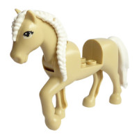 LEGO ló (Friends), sárgásbarna (77475) --- Debrecenben raktáron!