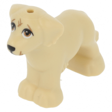 LEGO kutya, sárgásbarna (101300)