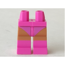 LEGO láb mintával, sötét rózsaszín (29917)
