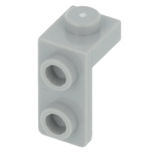 LEGO fordító elem 1x1 - 1x2, világosszürke (79389)