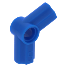 LEGO technic 112,5°-os tengely és pin csatlakozó #5, kék (32015)