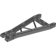LEGO technic emelőkar módosított keret 7×16, sötétszürke (79768)