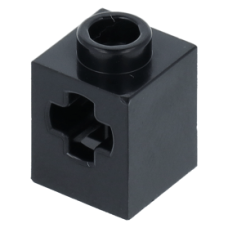 LEGO technic kocka 1x1 tengely-lyukkal, fekete (73230)