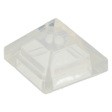 LEGO tetőelem piramis alakú 1x1x2/3, átlátszó (22388)